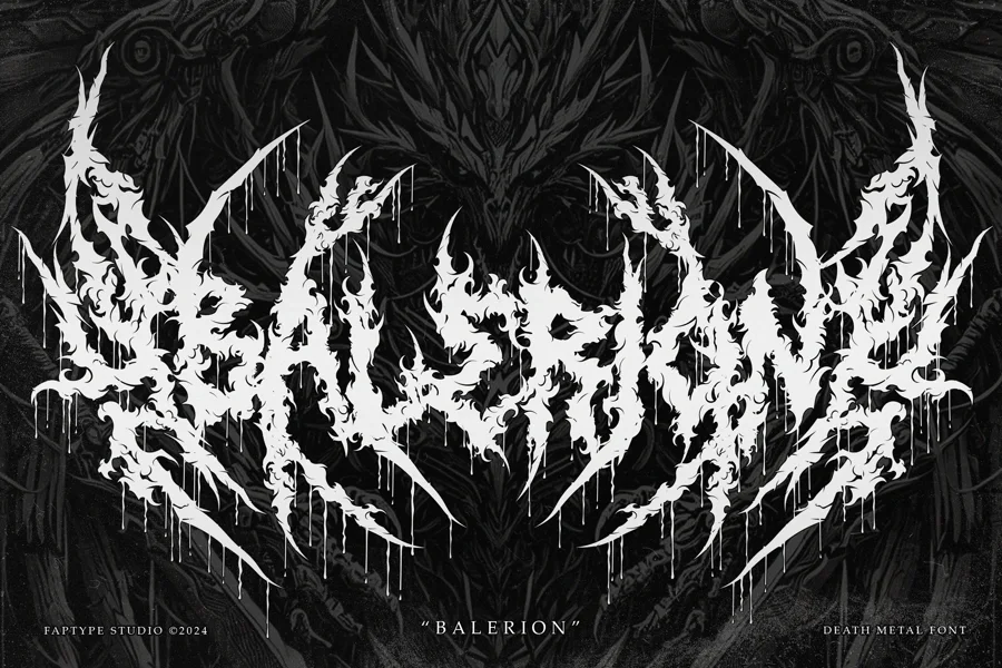 Balerion gothic font preview