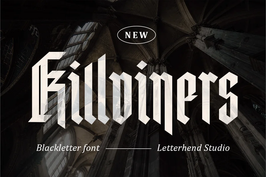 Killviners gothic font preview