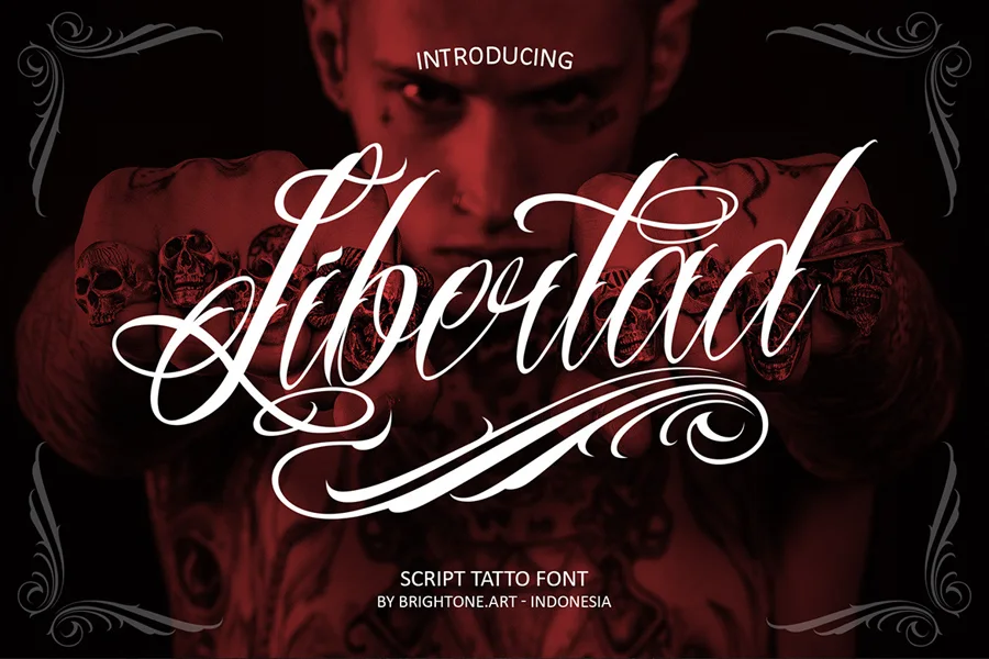 Libertad gothic font preview