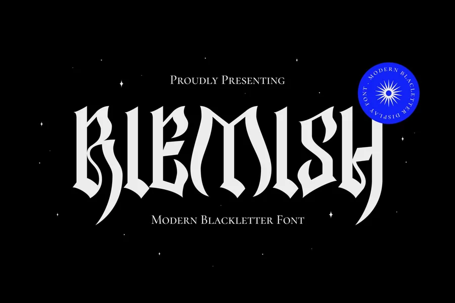 Riemish gothic font preview