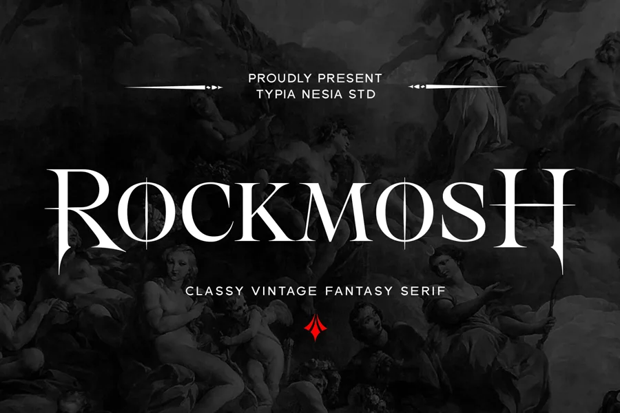 Rockmosh gothic font preview